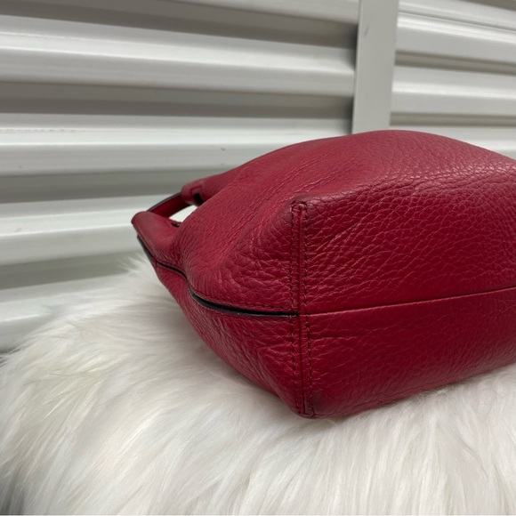 Kate Spade Grey Street Tiny Cooper Red pebbled leather Crossbody - Picture 7 of 12